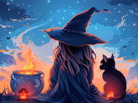 On the Practices of Cats & Their Witches™ — 5 sample vials — Halloween Perfume Sample Set